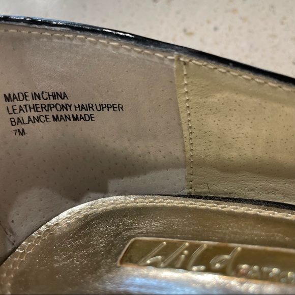 Wild Pair Leather / Pony Hair Leopard Heels Sz 7 - Picture 12 of 13